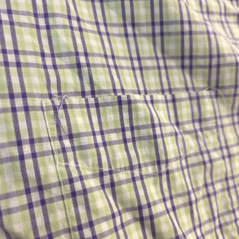 Ralph Lauren Greggor Shirt XL Long Sleeve Button Down Multicolor Check‎ Pocket